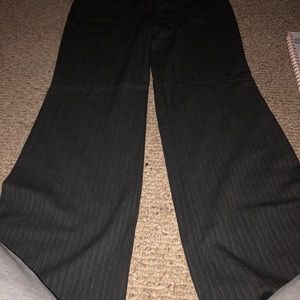 Black pin stripe dress pant